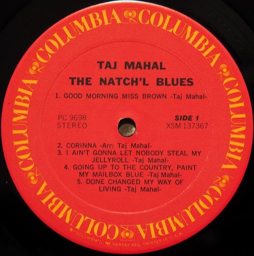 Taj Mahal / The Natch'l Blues (US Later Issue)β