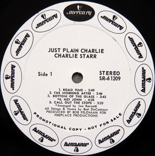 Charlie Starr / Just Plain Charlie (White Label Promo)β