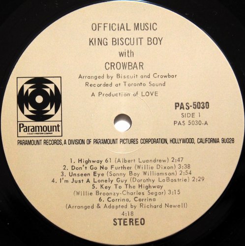 King Biscuit Boy With Crowbar / Official Musicβ