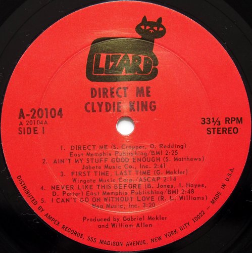 Clydie King / Direct Me (Lizard Original)β