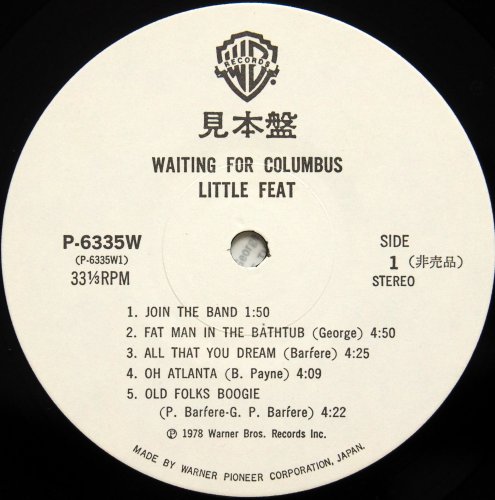 Little Feat / Waiting For Columbus (٥븫)β