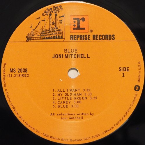Joni Mitchell / Blue (US Mid 70s)β