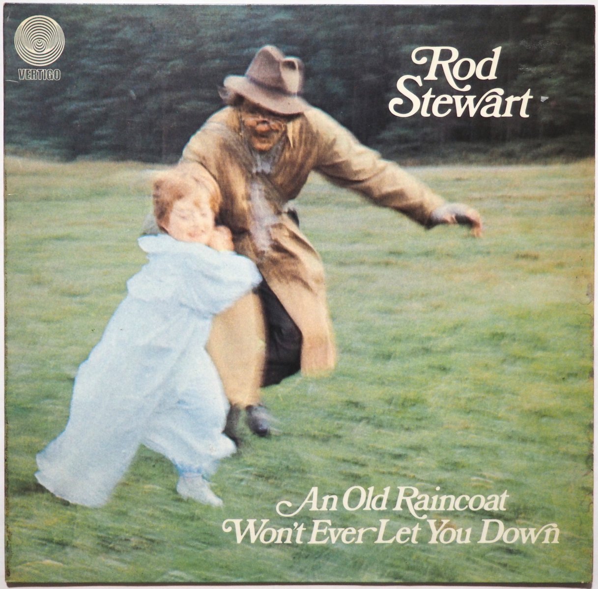 Rod Stewart / An Old Raincoat Won't Ever Let Down (Germany Big Swirl  