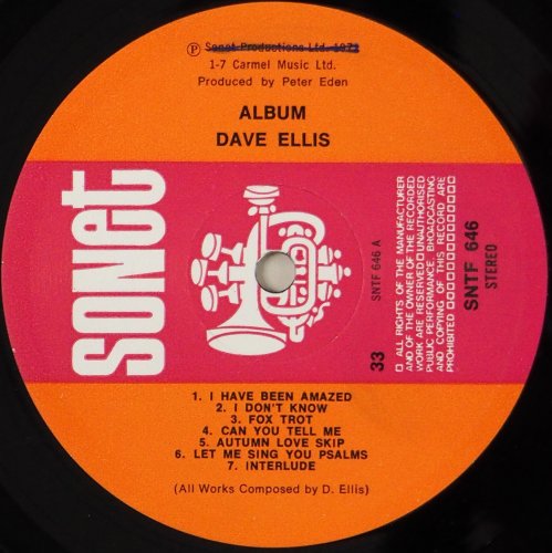 Dave Ellis / Dave Ellis Albumβ