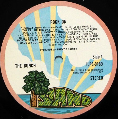 Bunch, The / Rock On (UK Matrix-1 w/Flexi)β