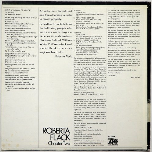 Roberta Flack / Chapter Two (US Early Issue)β