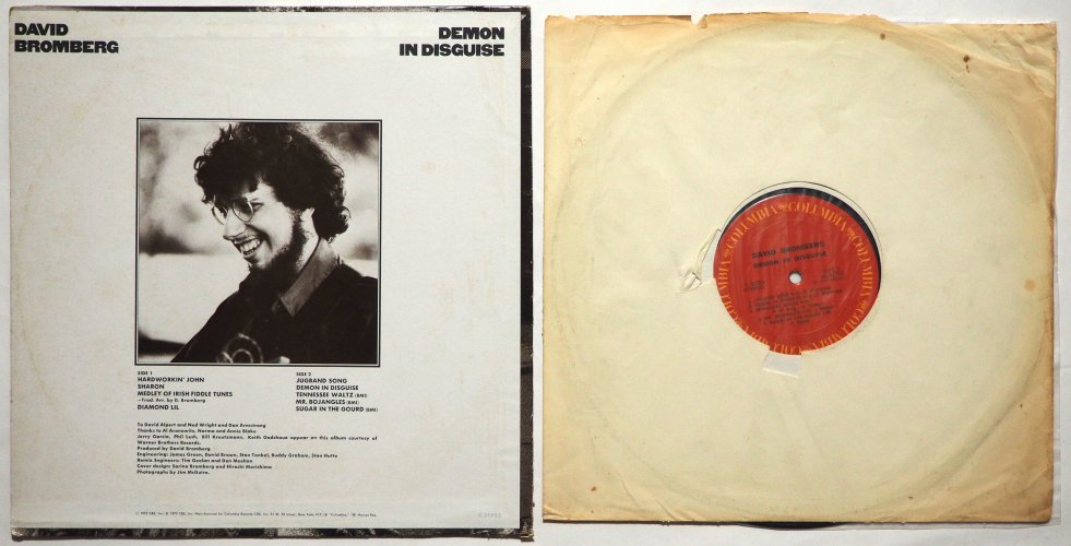 David Bromberg / Demon In Disguise<img class='new_mark_img2' src='https://img.shop-pro.jp/img/new/icons13.gif' style='border:none;display:inline;margin:0px;padding:0px;width:auto;' />β