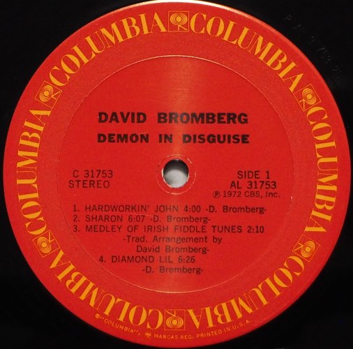 David Bromberg / Demon In Disguise<img class='new_mark_img2' src='https://img.shop-pro.jp/img/new/icons13.gif' style='border:none;display:inline;margin:0px;padding:0px;width:auto;' />β