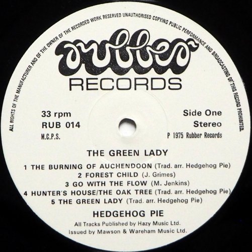 Hedgehog Pie / The Green Ladyβ