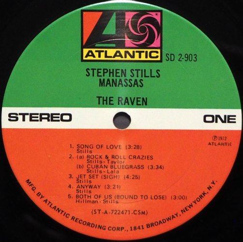 Stephen Stills Manassas / Stephen Stills Manassas (US Early Issue w/Big Poster!!)β