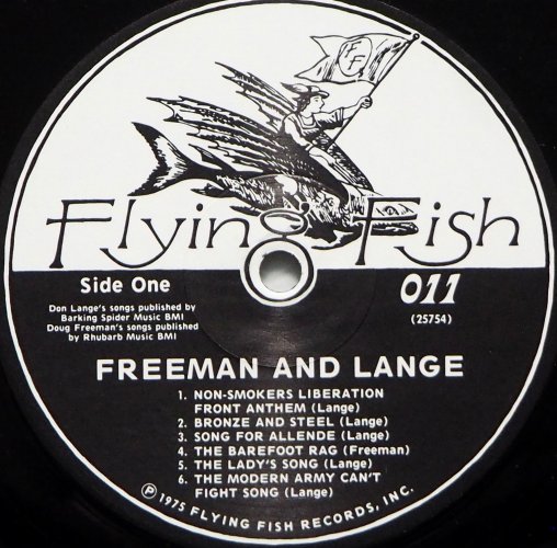 Freeman & Lange / Freeman & Lange (w/Lyrics Sheet)β