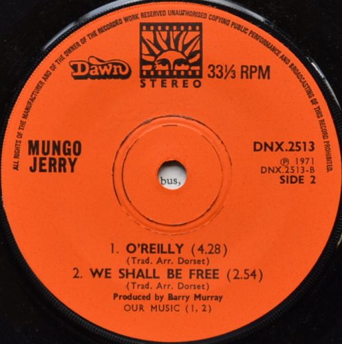 Mungo Jerry / You Don't Have To Be In The Army To Fight In The War (E.P)β