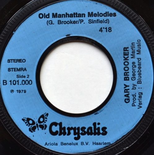 Gary Brooker / Angelina c/w Old Manhattan Melodies (7