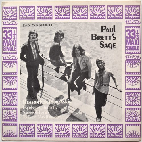 Paul Brett's Sage / Reason For Your Askin' (EP Promo Picture Sleeve)β
