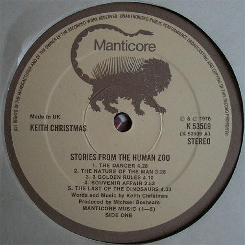 Keith Christmas / Stories From The Human Zooβ