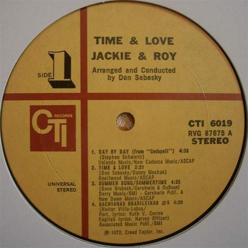 Jackie and Roy / Time and Loveの画像