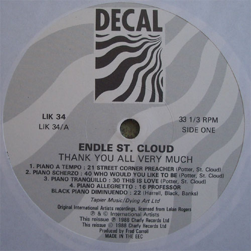 Endle St. Cloud / Thank You All Very Muchβ