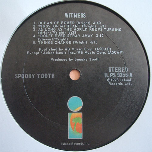 Spooky Tooth / Witness (USA)β