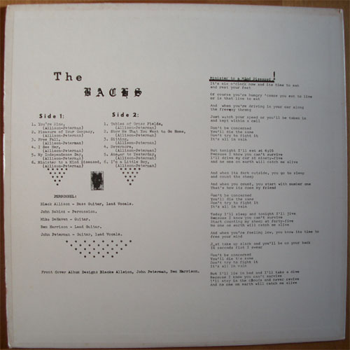 Bachs / Out Of The Bachs (Reissue)β