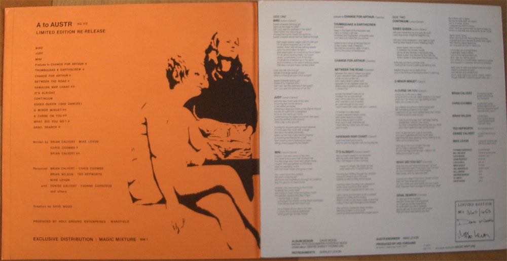 A To Austr / Musics From Holy Ground (Ltd.450, 1st Reissue)β