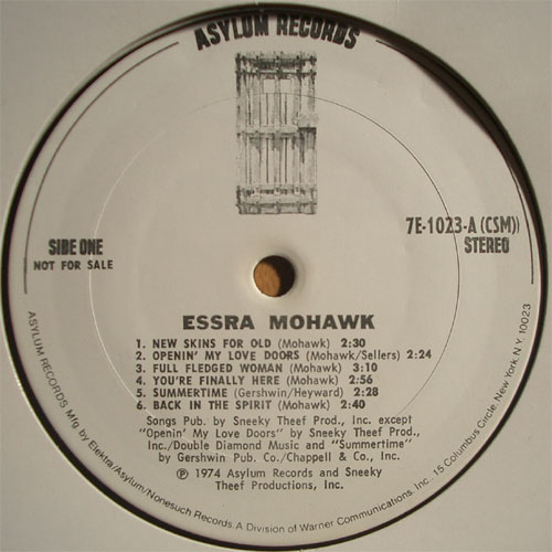 Essra Mohawk / Essra Mohawk (Rare Promo)β