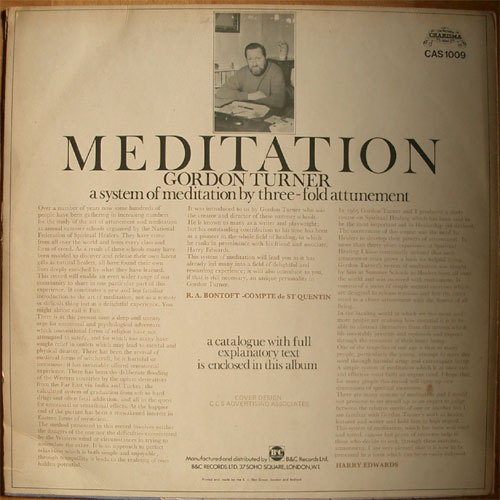 Gordon Turner / Meditation (Famous Charisma)β