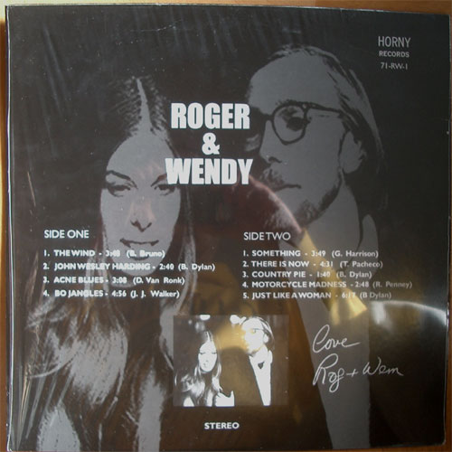 Roger and Wendy (Bermuda Triangle) / Roger and Wendy (Love Rog + Wem)β