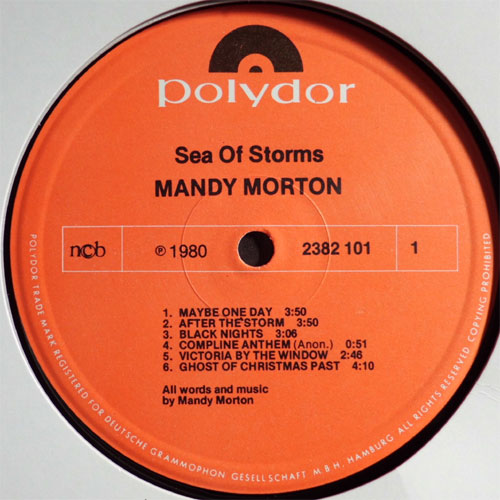 Mandy Morton / Sea Of Storms (Rare, German Only)β