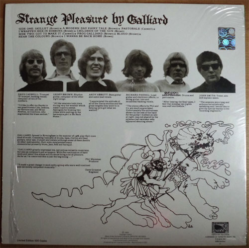 Galliard / Strange Pleasure (Ltd.500 Reissue)β