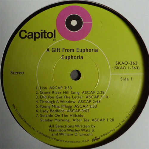 Euphoria / A Gift From Euphoria (Reissue)β