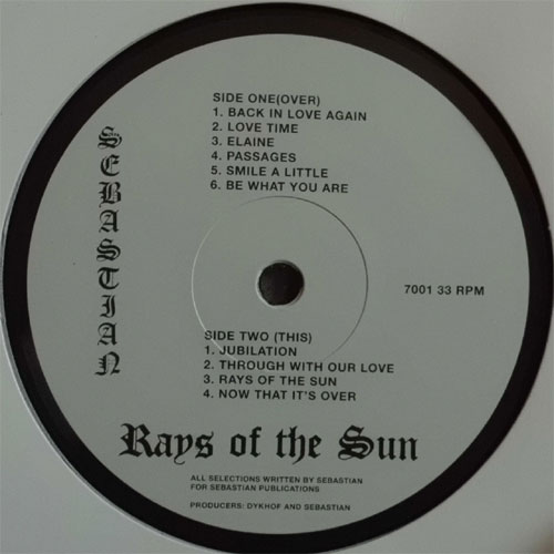 Sebastian / Rays Of The Sunβ