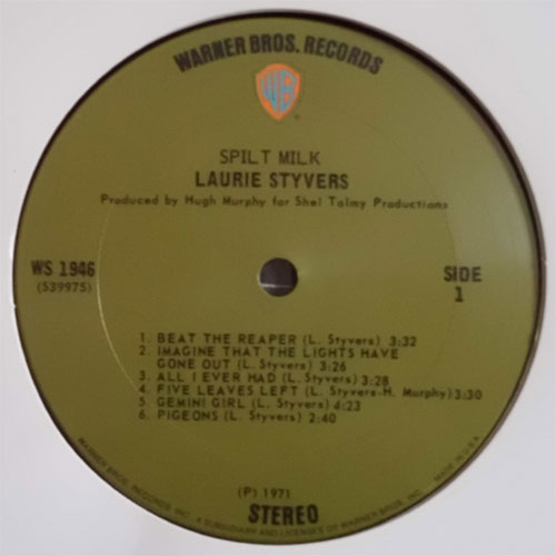Laurie Styvers / Split Milk (USA)β