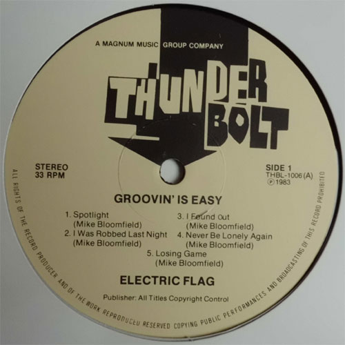 Electric Flag / Groovin' Is Easy (UK only)β