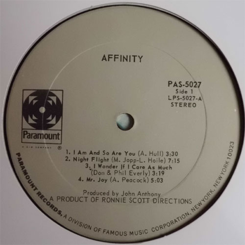 Affinity / Affinity (USA Original)β