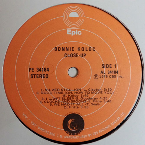 Bonnie Koloc / Close Up (Canadaβ