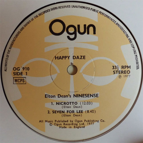 Elton Dean's Ninesense (Keith Tippett, Alan Skidmore, Harry Miller etc.) / Happy Dazeβ