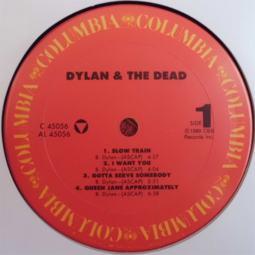 Dylan & The Dead (Bob Dylan and Grateful Dead) / S. T. (Rare Vinyl)β