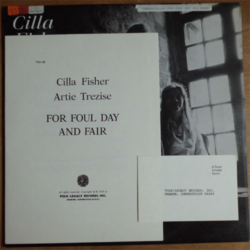 Cilla Fisher and Artie Trezise / For Foul Day And Fairの画像