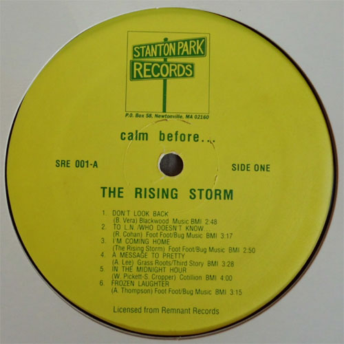 Rising Storm / Calm Before  (Reissue But Rare)β