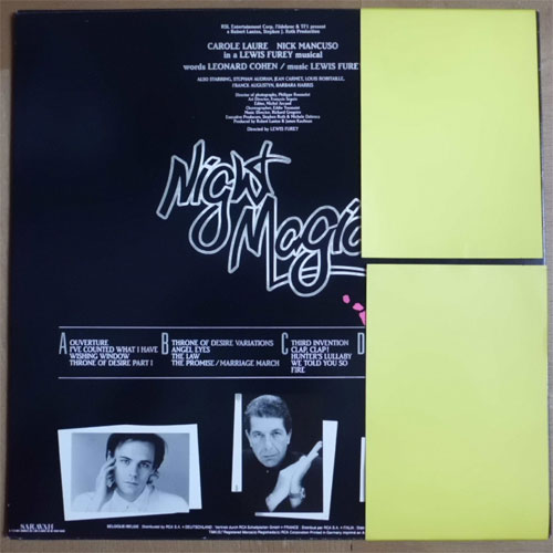 Lewis Furey, Carole Laure, Leonard Cohen / Night Magic (2LP)β