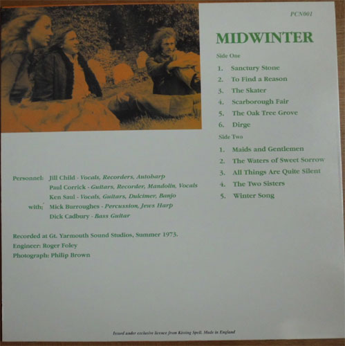 Midwinter / The Winters Of Sweet Sorrow (Mega Rare Vinyl)β