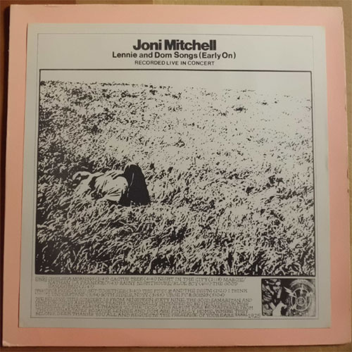 Joni Mitchell / Lennie And Dom Songs (Early One) (Mega Rare Old Bootleg)β
