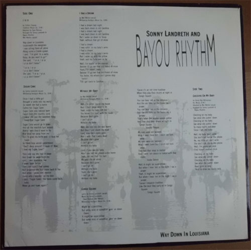 Sonny Landreth and Bayou Rhythm / Way Down In Louisiana (Rare Original)β