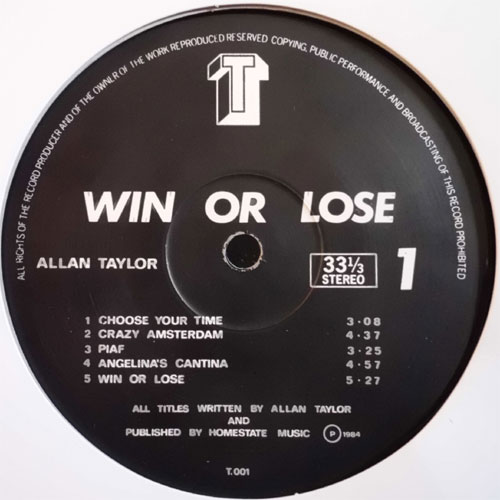 Allan Taylor / Win Or Loseβ