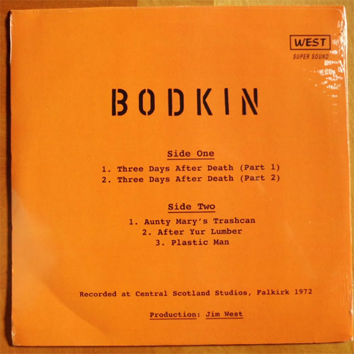 Bodkin / Three Days After Deathβ