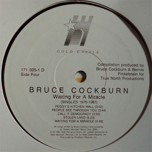 Bruce Cockburn / Waiting For A Miracle  Singles 1970-1987 (2LP)β