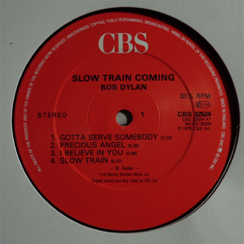 Bob Dylan / Slow Train Coming (UK)β