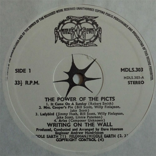 Writing On The Wall / The Power Of The Picts (Repro)β
