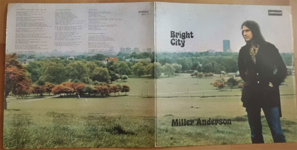 Miller Anderson / Bright City (German Original but Very Rare)β
