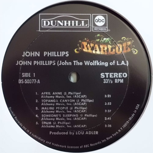 John Phillips / John Phillips (John The Wolfking Of L.A.)β